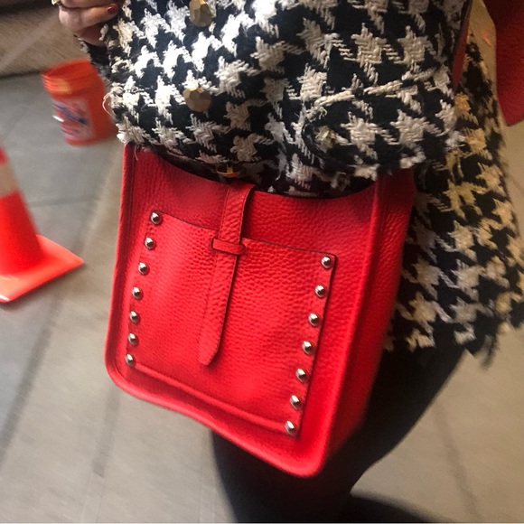 Rebecca Minkoff Red Crossbody Feed Bag - Picture 9 of 9